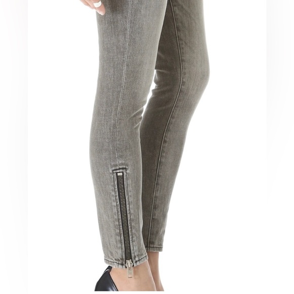 TEXTILE Elizabeth and James Davis Zip Skinny Moto Jeans Size 26 - Picture 12 of 15